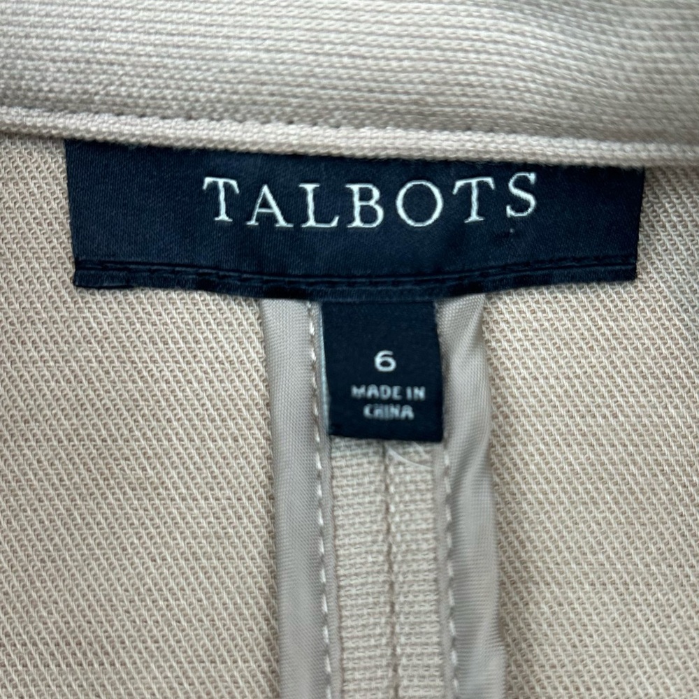 Talbots~ Women’s Button-Down Sand Jacket - image 4